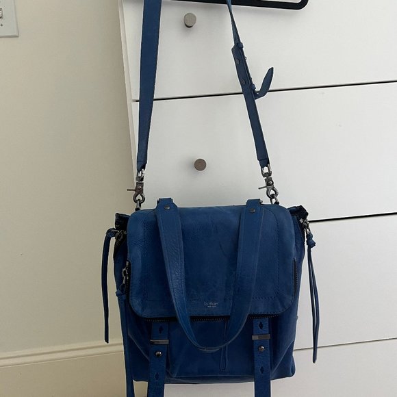 Cobalt Blue Boktier Crossbody Satchel - Picture 3 of 14